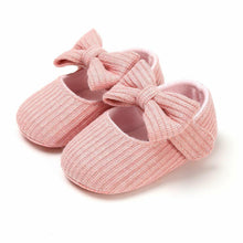 Load image into Gallery viewer, Baby Newborn Infant First Walker Leather Soft Sole Princess Bowknot Shoes Elegant Style Perfect Gift For Baby Girl
