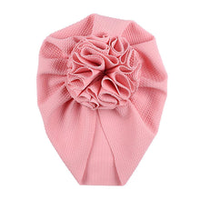 Load image into Gallery viewer, Baby Flower Turban Headwraps Caps Elastic Hair Accessories Bow For Baby Girls

