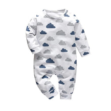 Load image into Gallery viewer, Newborn Baby Rompers Pajama Cotton Cute Letter I Love Daddy and Mummy Long Sleeve rompers Clothes For Baby Kids

