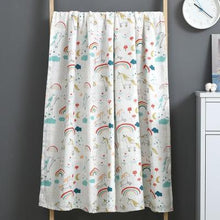 Load image into Gallery viewer, Muslin 100% Cotton Baby Swaddles Soft Newborn Blankets Bath Gauze Infant Wrap Sleep sack Stroller .
