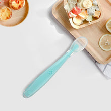 Load image into Gallery viewer, Baby Soft Silicone Spoon  Color Temperature Sensing Spoon Children Food For Baby Boys Or Girls Feeding Tools
