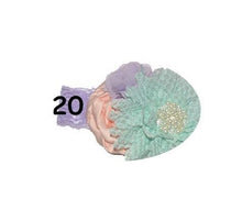 Load image into Gallery viewer, Luxury Modern Handmade Flower Headband Newborn Infant Pearl Flowers With Lace wide Headbands Bebes Hair Accessories Bow
