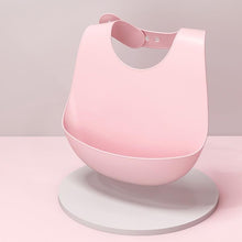 Load image into Gallery viewer, Adjustable Oil-proof  Food Grade Silicone Drool bib Soft And Comfortable Saliva Towel Lunch Baby Bib For Babies and Kids
