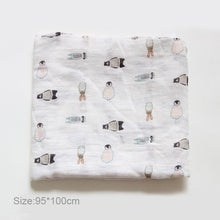 Load image into Gallery viewer, Muslin Baby Blankets Swaddles Newborn Photography Accessories Soft Swaddle Wrap Organic Cotton Swaddle
