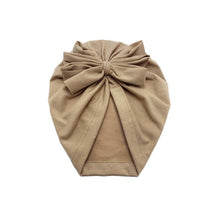 Load image into Gallery viewer, Luxury Modern Baby Headband Hat Bowknot Print Cotton Stretchy Turban Headband Infant Head Wrap Beanie Hat  For Babies and Kids
