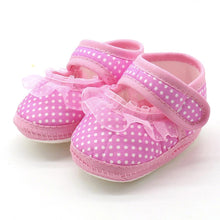 Load image into Gallery viewer, Baby Girls Casual Soft Sole Warm Flat Lace Booties Comfortable Everyday Wear Excellent Gift For Baby Girl
