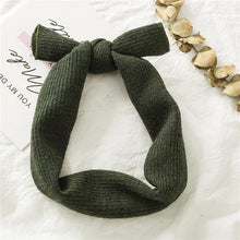 Load image into Gallery viewer, Luxury Modern Designer Baby Headband Girl Knitted Hair Accessories Toddler Knotted Turban Newborn Hair Bows Headwrap
