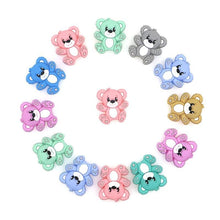 Load image into Gallery viewer, Mini Bear Silicone Beads Baby Dummy Cartoon Pacifier Toy Accessories For Kids And Babies

