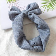 Load image into Gallery viewer, Luxury Modern Designer Baby Headband Girl Knitted Hair Accessories Toddler Knotted Turban Newborn Hair Bows Headwrap
