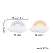 Load image into Gallery viewer, 5PCS/SET  Silicone Animal Beads BPA Free Baby Teething Beads Toy For Pacifier Clips New Born Silicone Rodent Tiny Rod Baby Teether For Baby Kids
