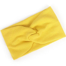 Load image into Gallery viewer, Modern New Trend Girls Winter Autumn Headband Twisted Knotted Soft Elastic Baby Girl Soft Elastic Turban Headband For Girls
