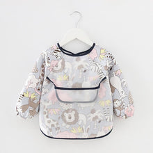 Load image into Gallery viewer, Modern Luxury NEW Baby Cute Cartoon Waterproof Long Sleeve Apron Baby  Feeding Bib for Children Baby and Kids
