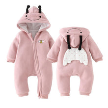 Load image into Gallery viewer, Baby  Dinosaur and Rabit Jumpsuit With Zipper Newborn Baby Clothes Crawling Clothes Baby Girls and Boys Kids Costume Jumpsuit
