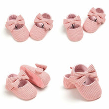 Load image into Gallery viewer, Baby Girl Princess Shoes Newborn Girls Bowknot Soft Bottom Casual Prewalkers For Baby Girl Shoes 0-18Months
