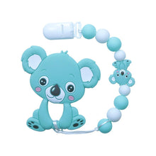 Load image into Gallery viewer, Baby Teething Lovely Koala Owl Horse Cookies Baby Teether Molar Toy Gift Raccoon Food Grade Silicone Beads For Kids and Baby
