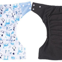 Load image into Gallery viewer, Reusable Waterproof Diaper Baby Bamboo Charcoal Diaper One Size Pocket Baby Nappies For Kids Set
