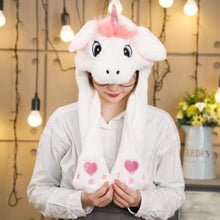 Load image into Gallery viewer, Modern Elegant Winter Interesting Girls Animals Ear Moving Jumping Hats Children and Adults Women Warm Rabbit Winter Caps In Modern Design
