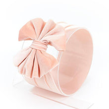Load image into Gallery viewer, New Large Bow Baby Headband Velet Soft Bowknot Girl Accessories Hair Solid Messy Bows Toddler Headbands Baby Head Wraps Turban Big Bow for Girls
