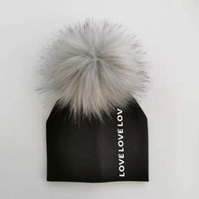 Load image into Gallery viewer, Newborn Kids Cotton Hats Cap With Pom Children's Hat Boy Accessories Toddler Caps
