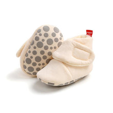Load image into Gallery viewer, Winter Toddler Newborn Baby Crawling Shoes Boy Girl Slippers Prewalker Anti-slip Warm Infant Shoes
