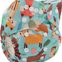 Load image into Gallery viewer, Modrn Printed Baby Pocket Cloth Diaper Nappy Reusable Adjustable Washable Nappies For Baby Boys and Baby Girls In Elegant Style

