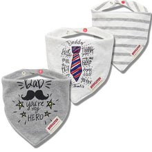 Load image into Gallery viewer, Cartoon Cotton Newborn Baby Boys and Girls Bibs Baby Towel Scarf Children Cravat Infant Kids Scarf
