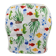 Load image into Gallery viewer, Baby Swimming  Waterproof Adjustable Reusable Washable Cloth Pool Pant Diaper Cover
