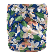 Load image into Gallery viewer, Modern Printed Bamboo Charcoal Inner Pocket Diaper For Baby Reusable Cloth Diaper Nappies With Double Leg Gusset In Modern Printed Design For Baby and Kids

