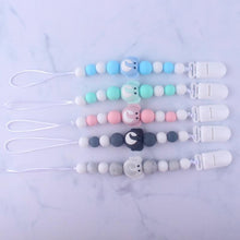 Load image into Gallery viewer, Handmade Animal Pendant Pacifier Clips Chain Nipple Holder for Infant Baby Pacifier
