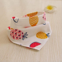 Load image into Gallery viewer, Baby Bibs Waterproof Triangle Cotton Cartoon Child Bibs Dribble Bibs Newborn Slabber Absorbent Cloth For Kids
