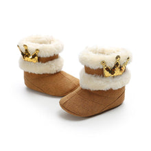 Load image into Gallery viewer, Baby Girl Warm Newborn Infant Winter Babies Soft Boots Anti-slip Children Kids Girls Snow Shoes
