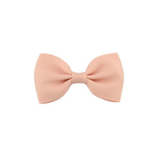 Load image into Gallery viewer, Colorful Mini Bow Tie Hair Clip Small Sweet Solid Ribbon Bow Safety Hair Clips Hairpins Baby Girl Hair Accessories
