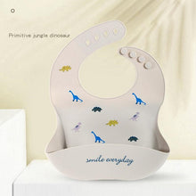 Load image into Gallery viewer, Food Grade Silicone Baby Bibs Waterproof Bib for Newborn Boy Girl Feeding Towel Burp Cloth For Kids
