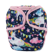 Load image into Gallery viewer, One Size Baby Cloth Diaper Cover Nappy Waterproof Double Gusset Design Adjustable Diapers For Babies
