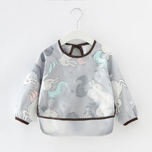 Load image into Gallery viewer, Modern Luxury NEW Baby Cute Cartoon Waterproof Long Sleeve Apron Baby  Feeding Bib for Children Baby and Kids
