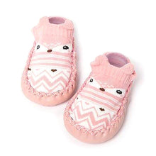 Load image into Gallery viewer, Modern Elegant Baby Girls &amp; Boys Autumn Winter Cotton Soft Sole Cartoon Shoes Socks For Baby Kids
