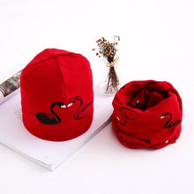 Load image into Gallery viewer, Star Print Cotton Hat And Scarf  Baby Beanie Kids Caps Children's Accessories For Boys and Girls
