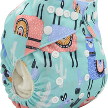 Load image into Gallery viewer, Baby Pocket Cloth Diaper Nappy Reusable Adjustable Washable No Inserts Nappie For Baby In Modern Printed Style
