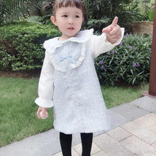 Load image into Gallery viewer, New Spring Baby Girls Sweet Bow Brim Princess Dress Kids Baby Girls Clothes For Kids Between 1-3Years
