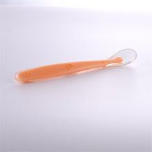 Load image into Gallery viewer, New Candy Color Baby Soft Silicone Spoons Feeding Dishes Tableware  Flatware Children Food  Feeding Tools

