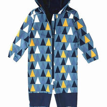 Load image into Gallery viewer, Ski suit For Children Soft Shell Outdoor Jacket Waterproof  Fleece Lining Jumpsuit For Boys and Girls In Modern Colorful Design
