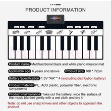 Load image into Gallery viewer, Electronic Musical Piano Mat Keyboard Baby Crawling Touch Play Game Carpet Mat Educational Musical Instrument Toy For Kids
