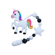 Load image into Gallery viewer, Baby Teething Lovely Koala Owl Horse Cookies Baby Teether Molar Toy Gift Raccoon Food Grade Silicone Beads For Kids and Baby
