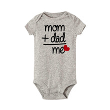 Load image into Gallery viewer, Modern Newborn Toddler Baby Boy Girl Dad +Mom Outfit Costume Romper Short Sleeve Clothes Jumpszuit for Baby Girl and Baby Boys
