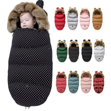 Load image into Gallery viewer, Sleeping Bag Baby Sleepsack For Stoller Thick Blanket Soft Warm Envelope For Newborn Sleep Bags With Footmuff For Baby
