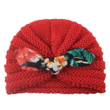 Load image into Gallery viewer, New  Handmade Cotton Girl Hat Autumn Winter Baby Boy Girl Hat Colorful Bow Elastic Cute Baby Turban In Elegant Design
