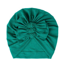 Load image into Gallery viewer, Modern Handamde Toddler Baby Boys&amp; Girls Turban Head Wrap Beanie Cotton Hat Solid Cap Headband For Kids

