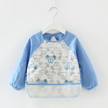 Load image into Gallery viewer, Modern Luxury NEW Baby Cute Cartoon Waterproof Long Sleeve Apron Baby  Feeding Bib for Children Baby and Kids
