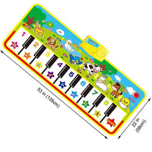 Load image into Gallery viewer, Musical Mat With Animal Voice Baby Piano Playing Carpet Music Game Instrument Toys Early Educational Toys For Kids
