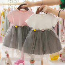 Load image into Gallery viewer, Fashion Modern New Spring Toddler Kids Baby Girls Patchwork Tulle Casual  Princess Dress For Girls
